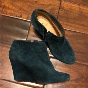SOLD💣Christian Louboutin teal bootie size 36.5